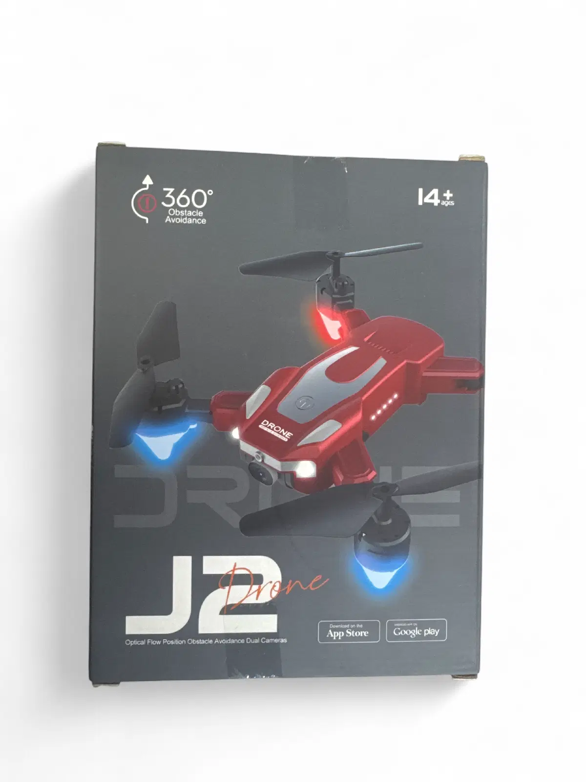 J2 Drone with 360° Obstacle Avoidance and Dual Cameras