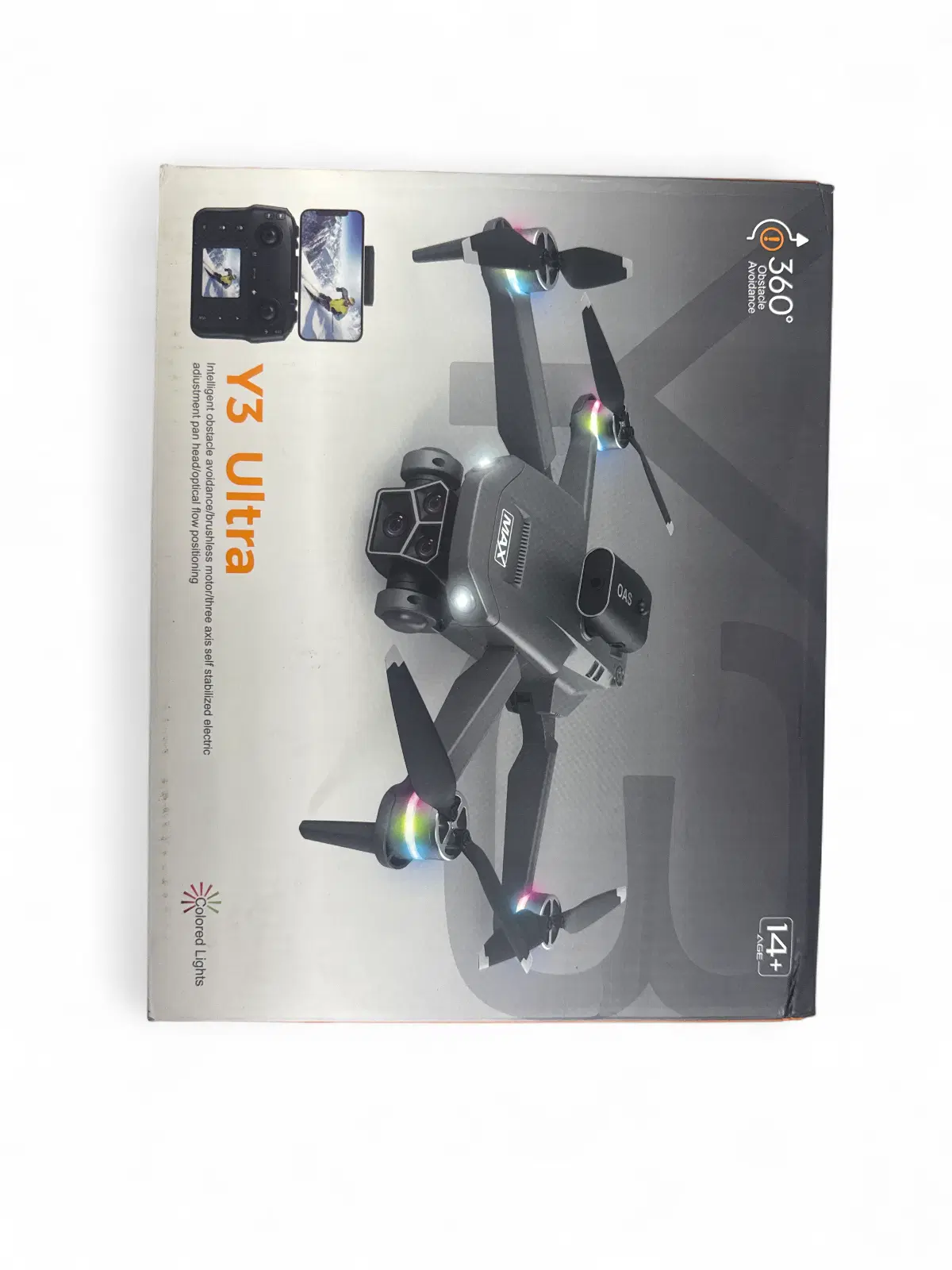 Y3 Ultra Foldable RC Drone with Camera and Obstacle Avoidance